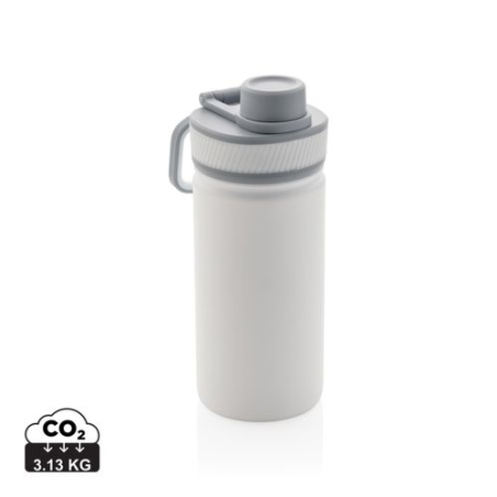 Bouteille isotherme en acier avec bouchon sport