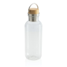 Bouteille 680ml en rPET RCS, couvercle en bambou