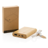 Batterie de secours 5000 mAh en bambou