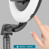 YUBIWA - PERCHE SELFIE ANNEAU LUMINEUX BLUETOOTH