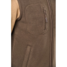 Bodywarmer polaire avec intérieur sherpa unisexe