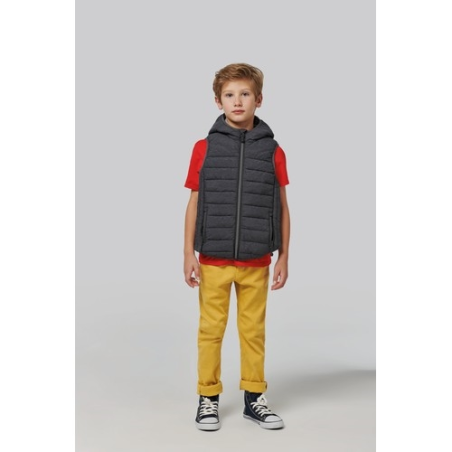 Bodywarmer à capuche enfant