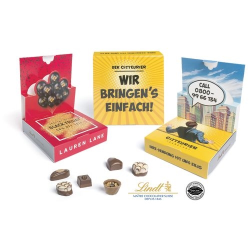 MINI PRALINES LINDT dans un étui Pop Up personnalisable