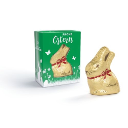 MINI LAPIN OR LINDT en boîte personnalisée