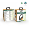 Casque Bluetooth ABS recyclé et bambou FSC - BLUETECH