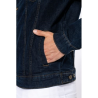 Blouson denim non doublé homme