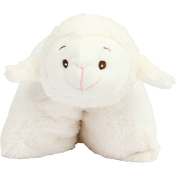 Coussin-peluche zippé Agneau