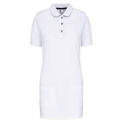 Polo long manches courtes femme