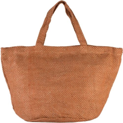 Sac cabas en toile de jute teint 100%