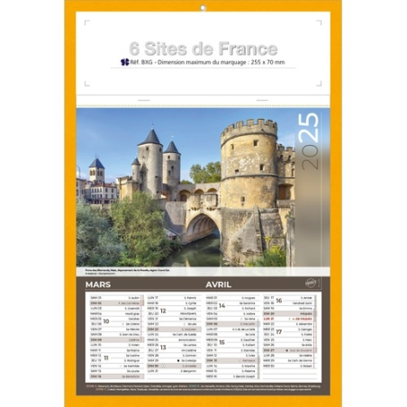 6 SITES DE FRANCE