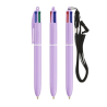 BIC® 4 Couleurs® Pastel + Lanyard