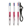 BIC® 4 Couleurs® Bicolor + Lanyard