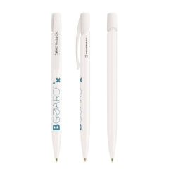 Stylo bille BIC® Media Clic BGUARD™ Antimicrobial Ecolutions® Logo Antimicrobial