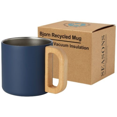 Tasse Bjorn de 360 ml en acier inoxydable recyclé certifiée RCS avec isolation sous vide et couche de cuivre