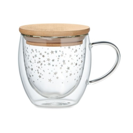 Tasse double paroi en verre SION