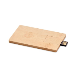 USB 16GB boitier bambou CREDITCARD PLUS