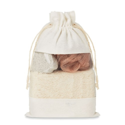 Set de bain pochette coton CUIDA SET