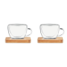 2 verres expresso double paroi BELIZE