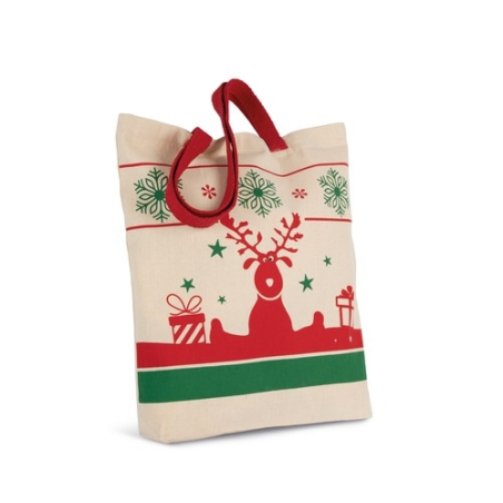 Sac shopping avec motifs de Noël