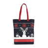 Sac shopping avec motifs de Noël