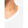 T-shirt Supima® col V manches longues homme