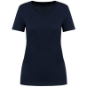 T-shirt Supima® col V manches courtes femme