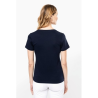 T-shirt Supima® col rond manches courtes femme