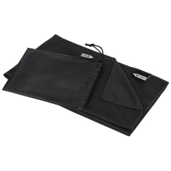 Serviette de sport rafraîchissante en PET recyclé Raquel avec pochette 80 x 30 cm