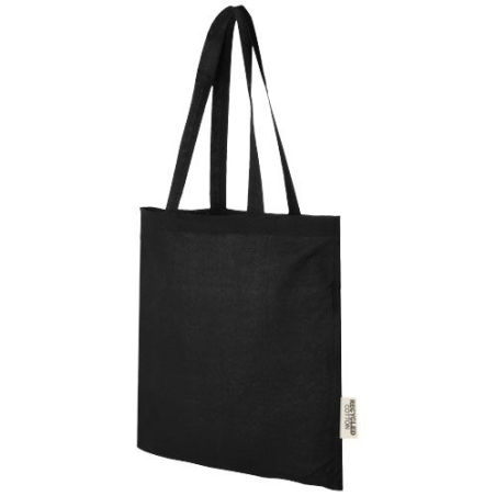 Sac shopping Madras en coton certifié GRS de 140 g/m2 de 7 L