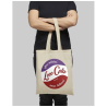 Sac shopping coton Madras 140 gr/m² 7L