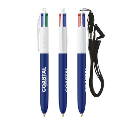 BIC® 4 Couleurs Soft with Lanyard