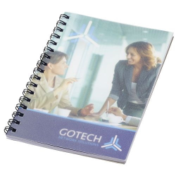 Cahier Desk-Mate® A6 à spirales avec couverture polypropylène