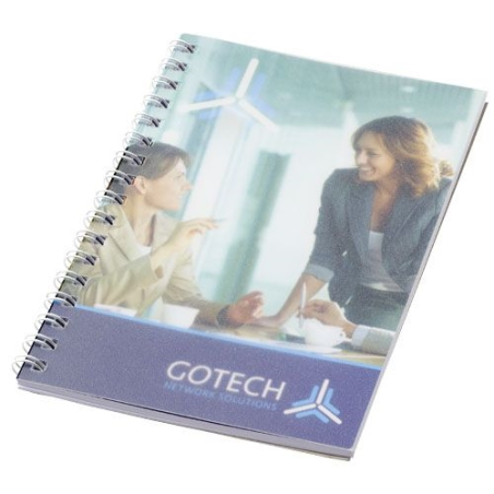 Cahier Desk-Mate® A6 à spirales avec couverture polypropylène