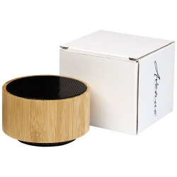 Haut-parleur Bluetooth® en bambou Cosmos