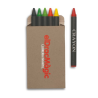 Etui 6 crayons cire BRABO