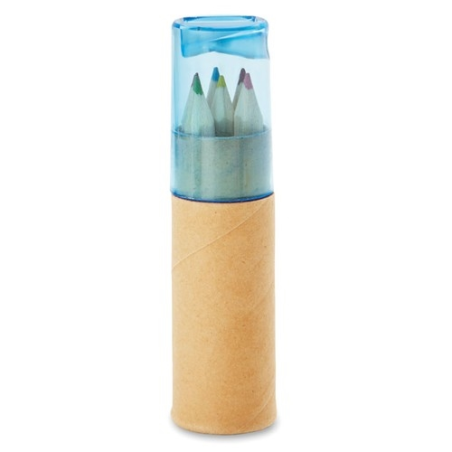 Tube de 6 crayons de couleur PETIT LAMBUT