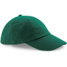 Casquette profil bas en coton drill - 6 panneaux