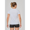 T-shirt de sport à col rond recyclé femme