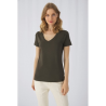 T-shirt Organic Inspire col V Femme