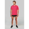 T-shirt de sport manches courtes col v homme