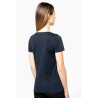 T-shirt Supima® col rond manches courtes femme