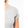 T-shirt col rond manches courtes femme