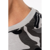 T-shirt camo manches courtes homme