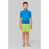 T-shirt technique à manches courtes avec protection anti-UV enfant