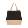 Sac shopping en toiles de coton et jute