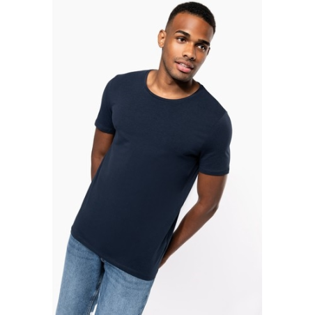 T-shirt col rond manches courtes homme