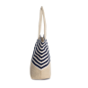 Sac shopping style marin en toile de jute