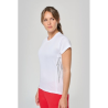 T-shirt de sport bi-matière manches courtes femme