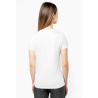 T-shirt Supima® col V manches courtes femme