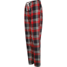 Pantalon femme à motif tartan